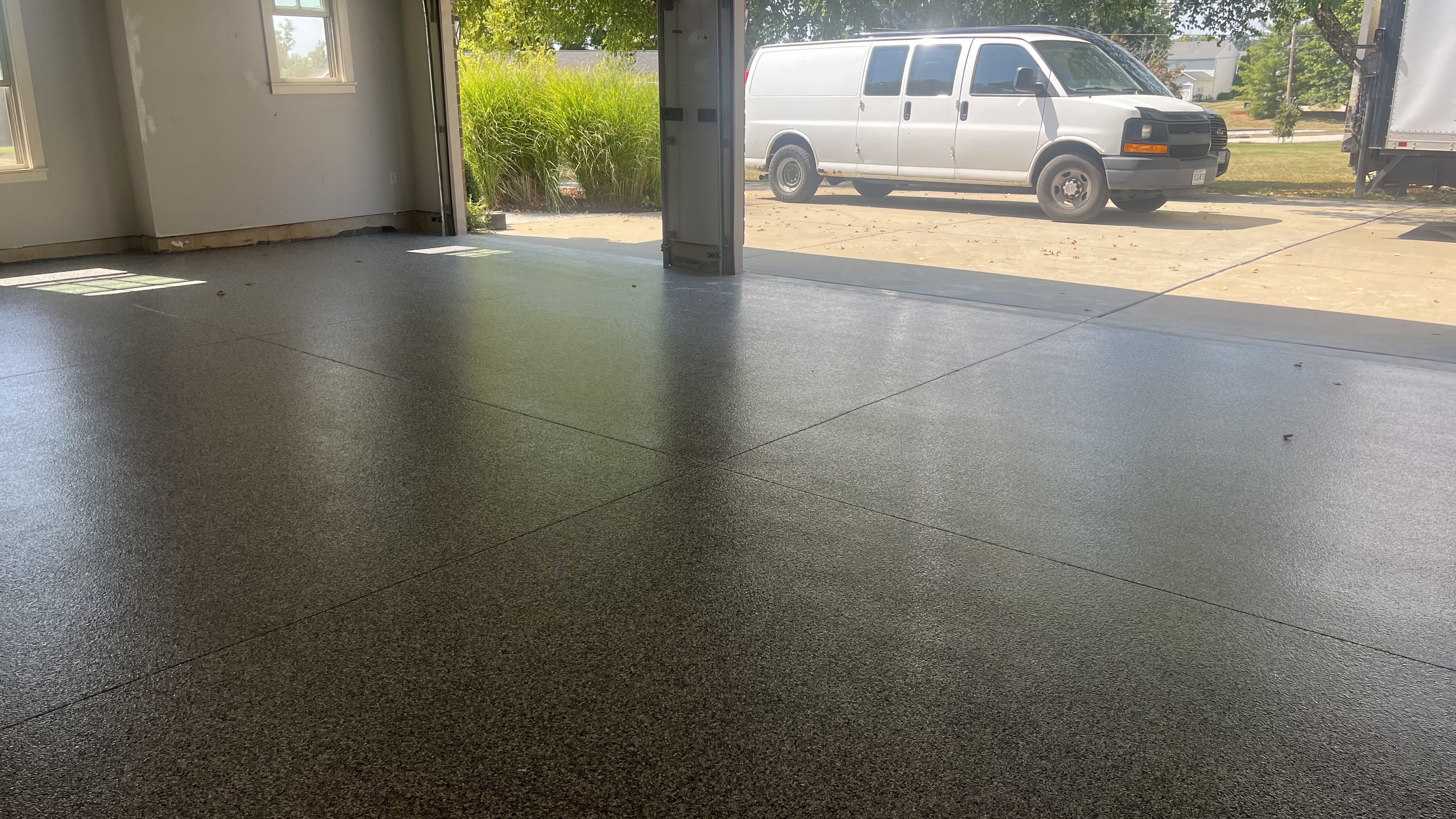Completed Epoxy Garage Floor